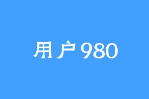 用户980
