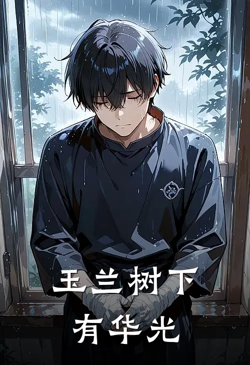 玉兰树下有华光