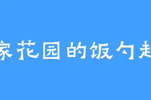皇家花园的饭勺超人