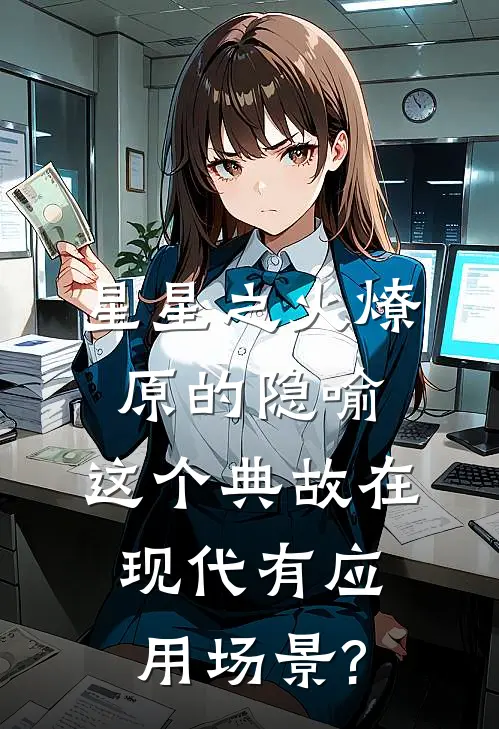 星星之火燎原的隐喻,这个典故在现代有应用场景?