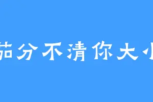 番茄分不清你大小王