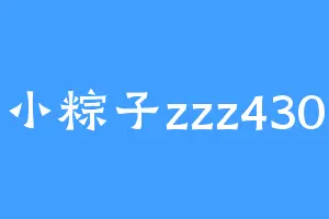 小粽子zzz430