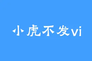 小虎不发vi