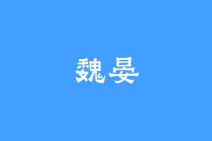 魏晏