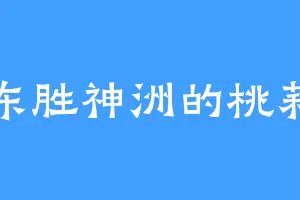 东胜神洲的桃莉